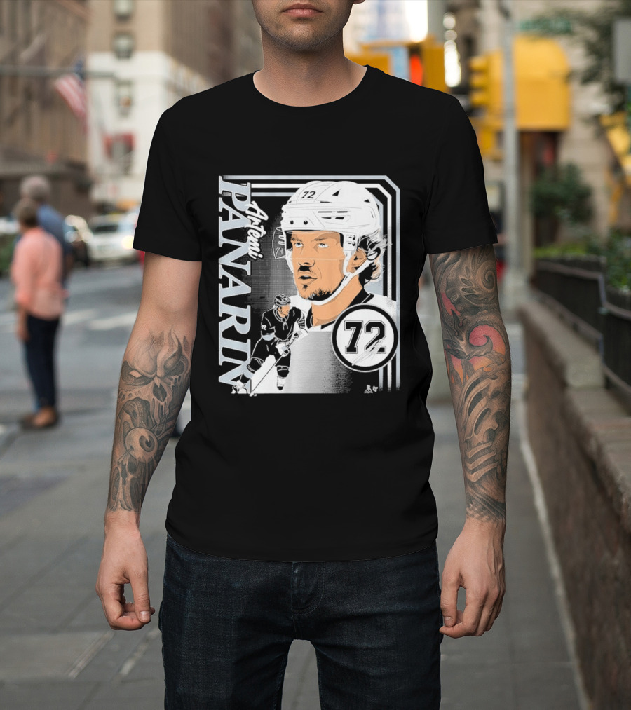 Artemi Panarin 72 LA Hockey Frame T-Shirt