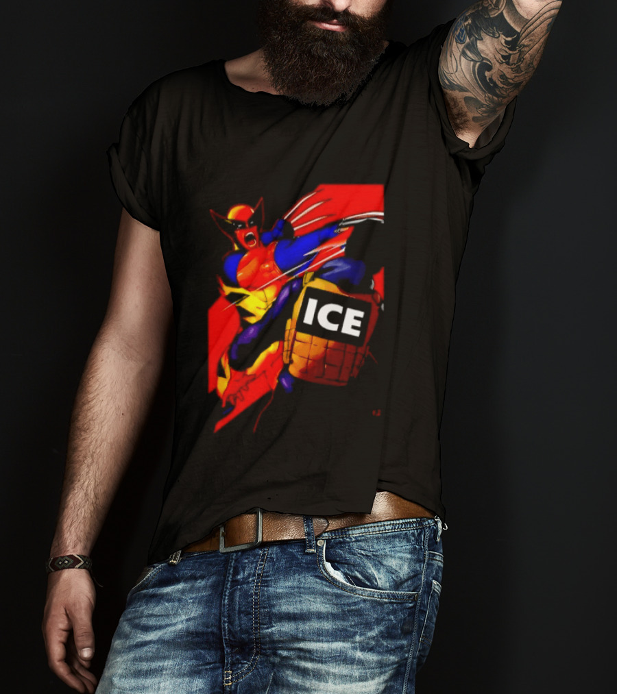 Wolverine Fuck ICE Forever And Always Claws Action T-Shirt