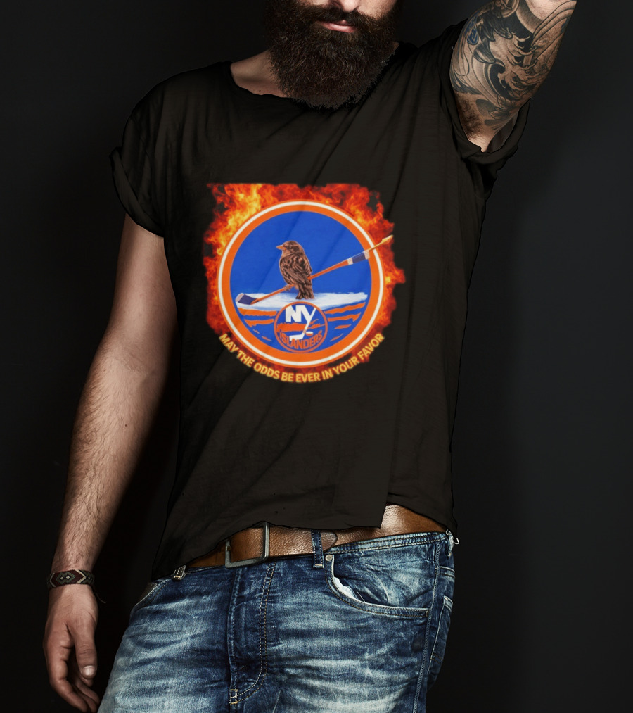 May The Odds Be Ever In Your Favor NY Islanders Rally Bird Hockey T-Shirt