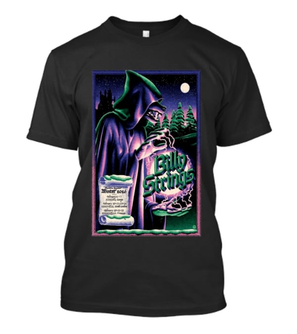 Billy Strings Winter 2026 Athens Asheville Nashville Tour T-Shirt