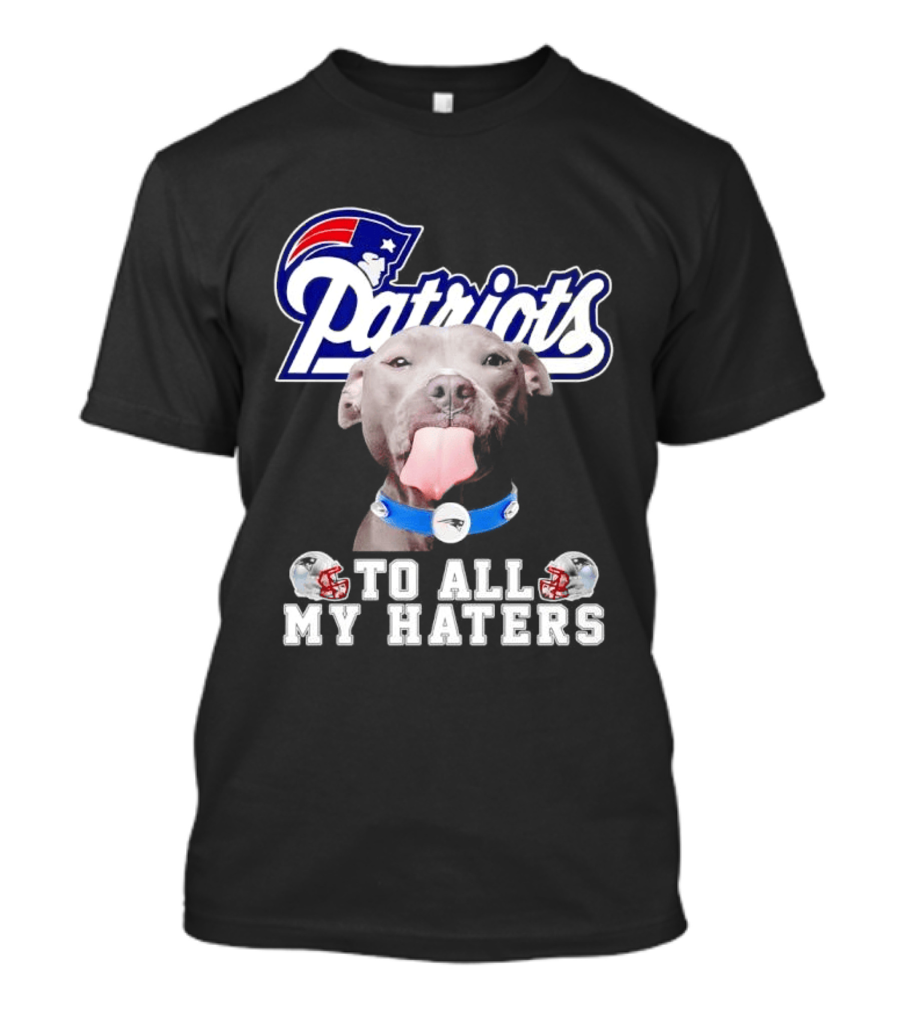 Patriots Pitbull To All My Haters NFL Fan T-Shirt