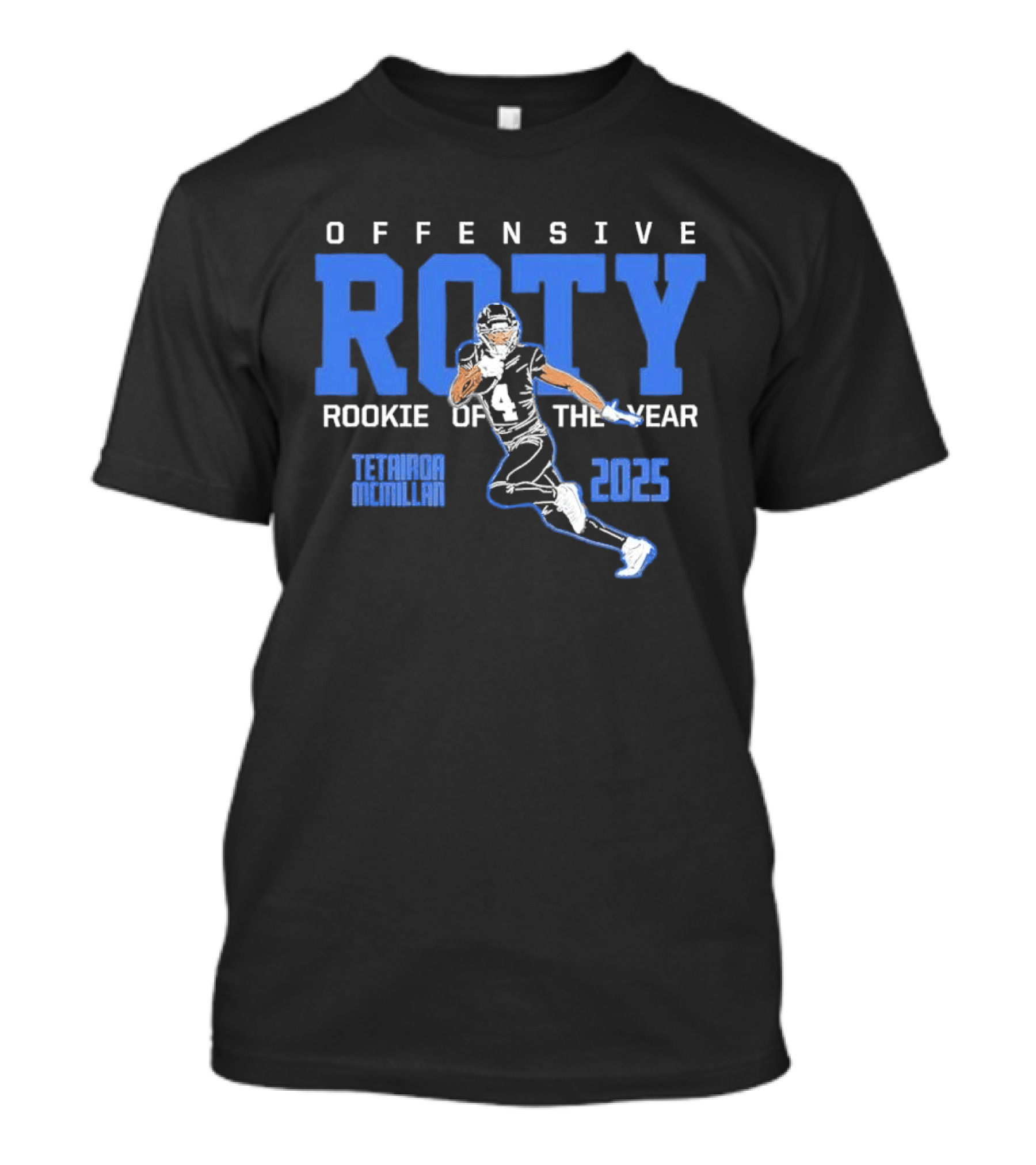 Tetairoa McMillan 2025 Offensive ROTY Rookie Of The Year T-Shirt