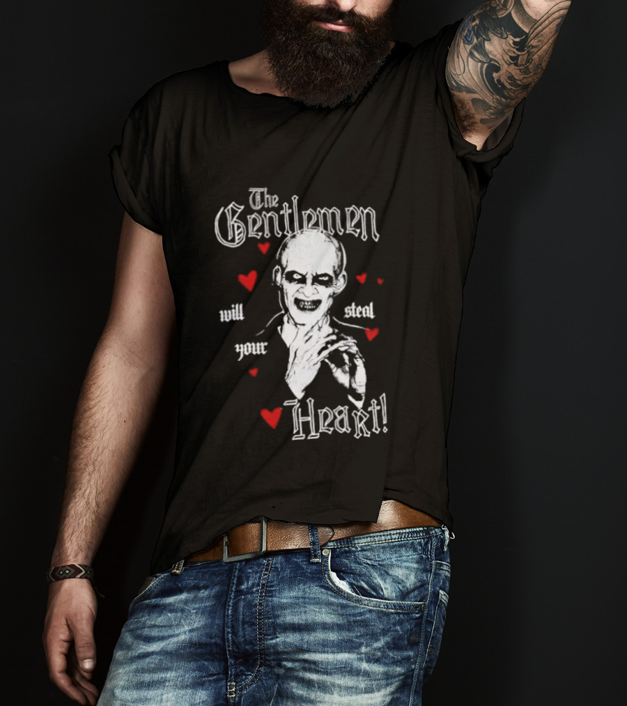 The Gentlemen Vampire Will Steal Your Heart T-Shirt