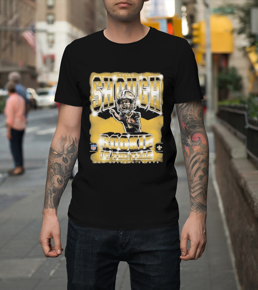 Tyler Shough New Orleans Saints Rookie Of The Year NFL T-Shirt