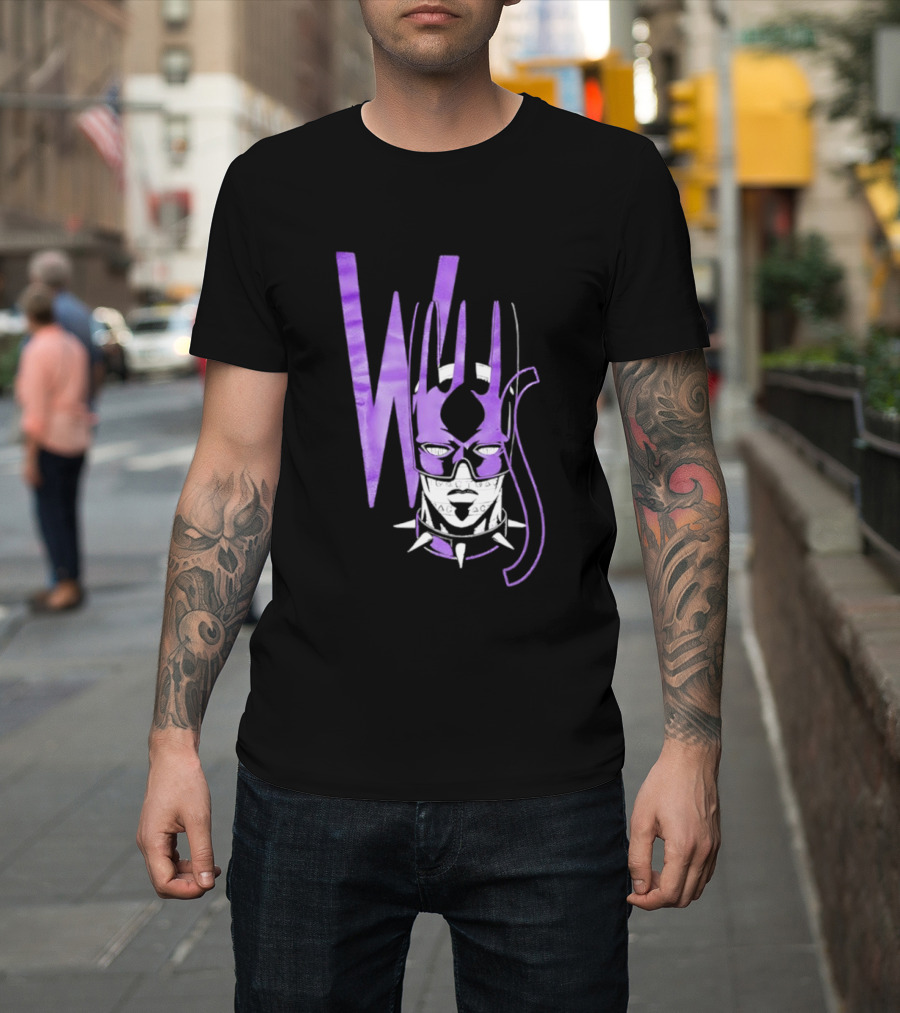 WS Whitesnake JoJo Bizarre Adventure Purple Anime Stand T-Shirt