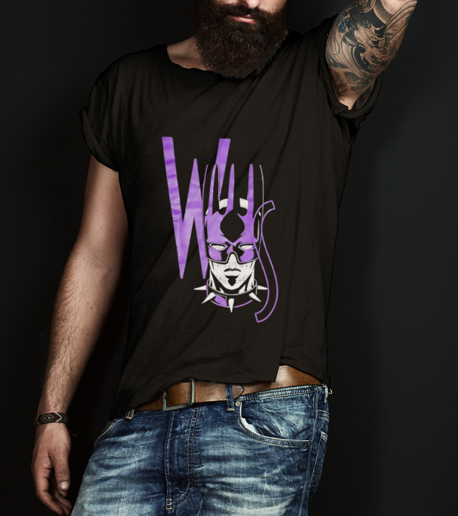 WS Whitesnake JoJo Bizarre Adventure Purple Anime Stand T-Shirt