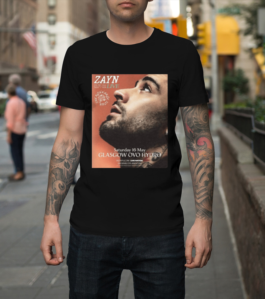 Zayn Live The Konnakol Tour 2026 Glasgow OVO Hydro Saturday 16 May T-Shirt