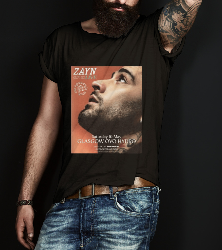Zayn Live The Konnakol Tour 2026 Glasgow OVO Hydro Saturday 16 May T-Shirt