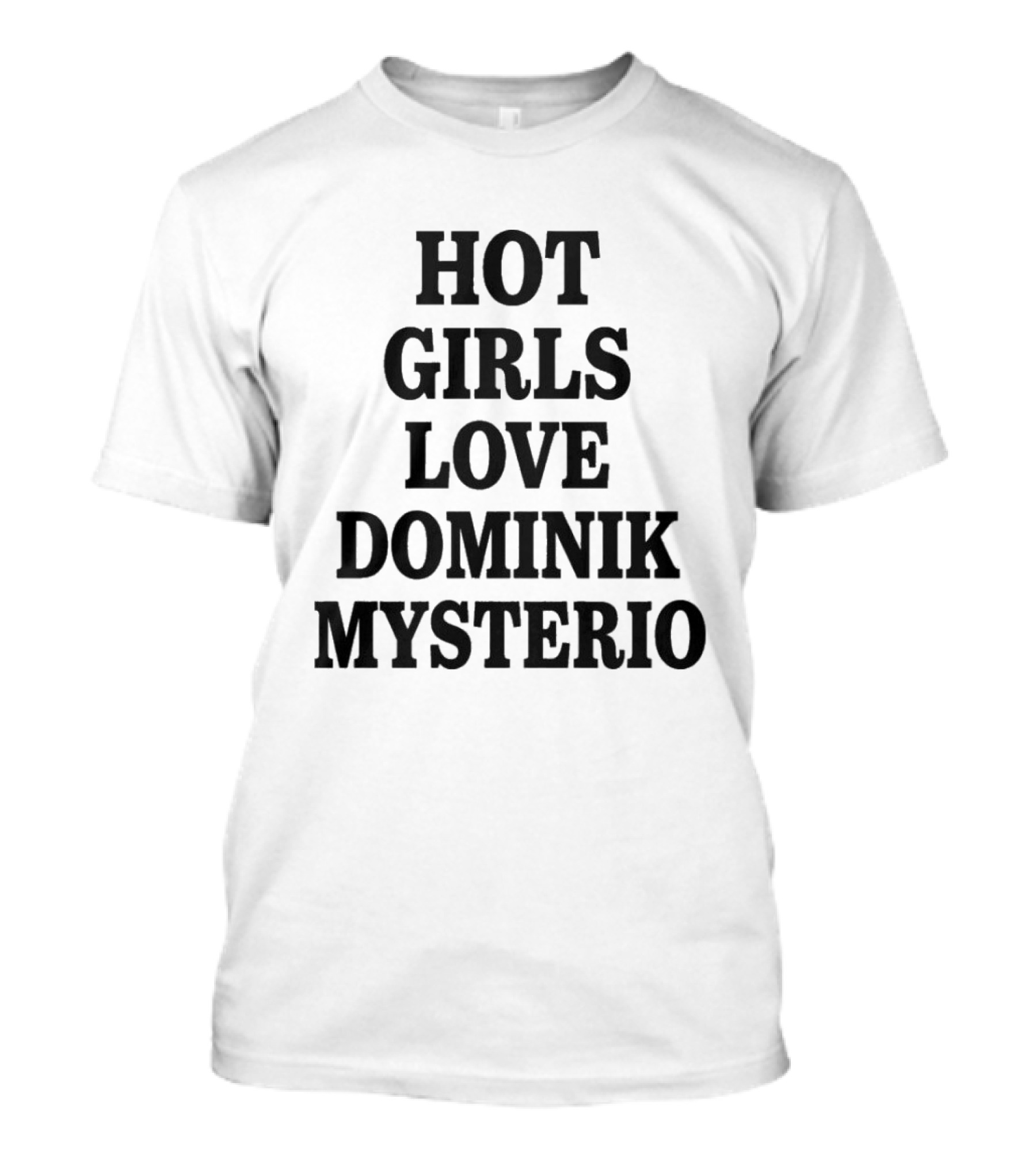 Hot Girls Love Dominik Mysterio Ladies Flowy Cropped T-Shirt