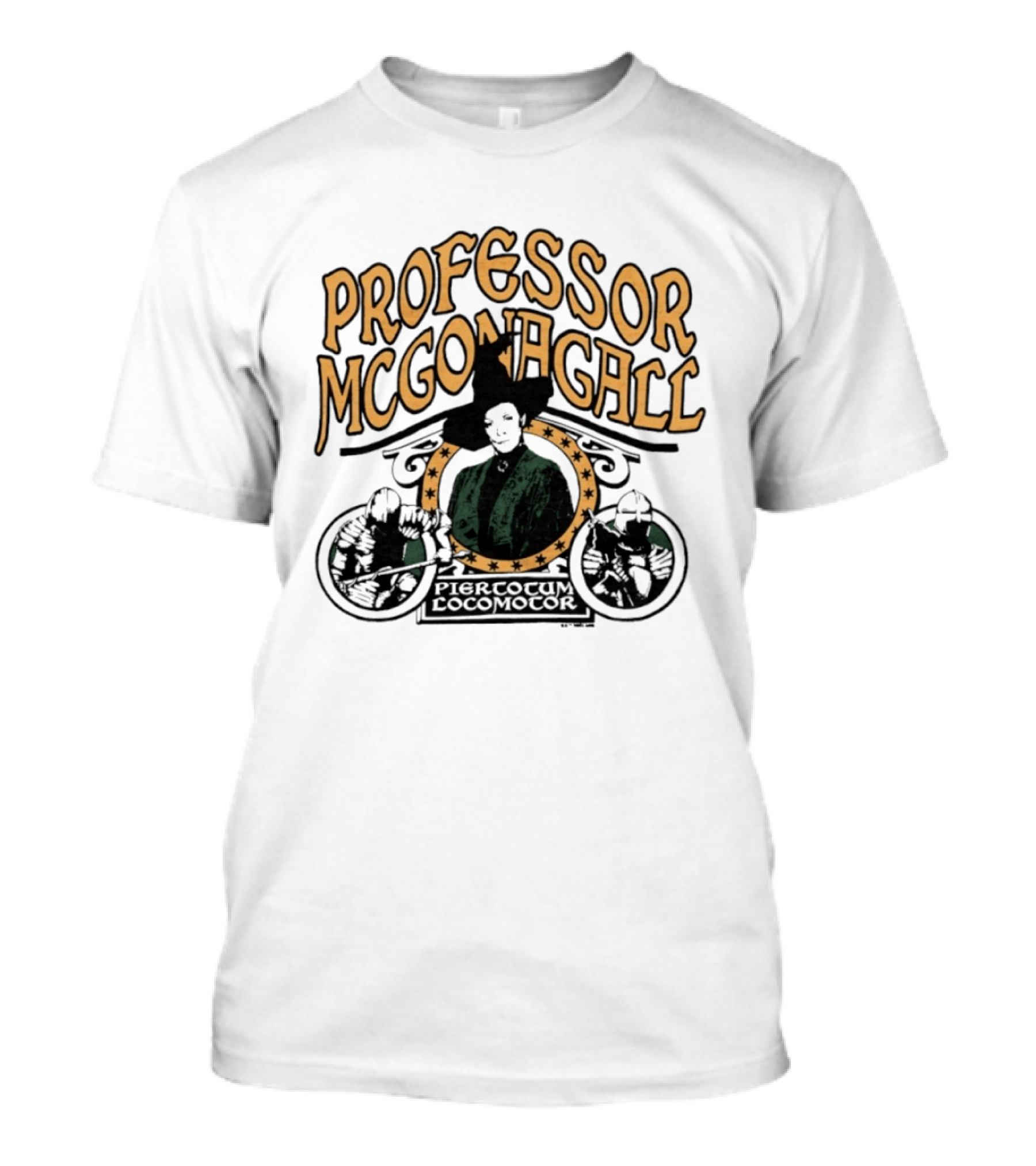 Professor McGonagall Piertotum Locomotor Magic Spell T-Shirt