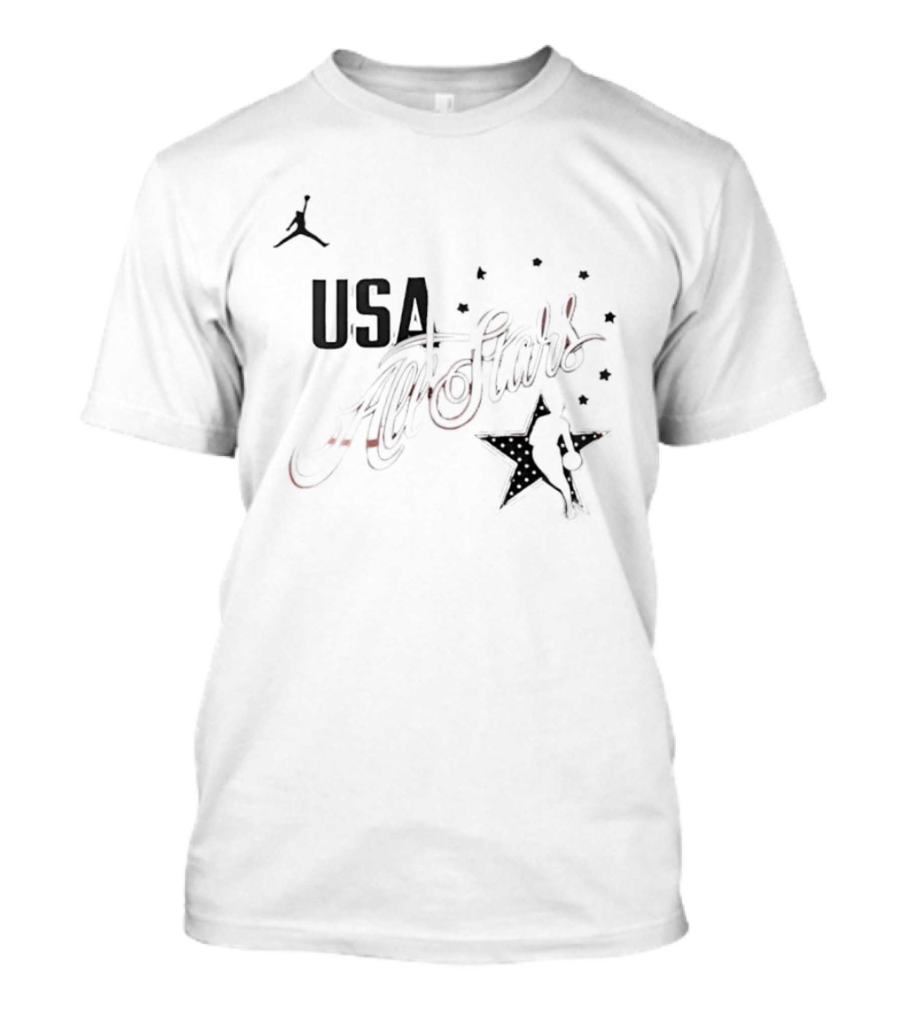 USA All Stars 2026 Basketball Jumpman Stars T-Shirt