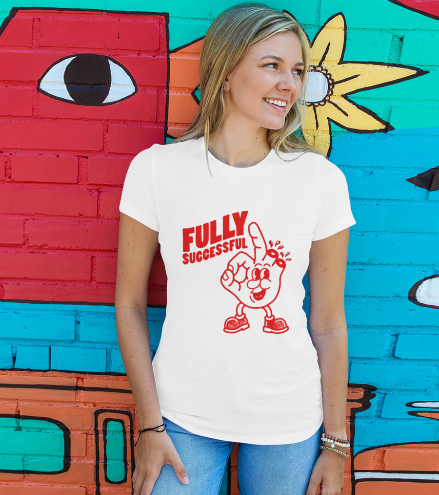 NPS Fully Successful Hand OK Gesture Cartoon T-Shirt