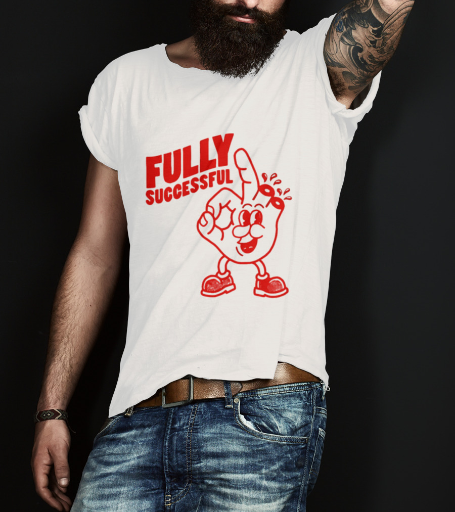 NPS Fully Successful Hand OK Gesture Cartoon T-Shirt