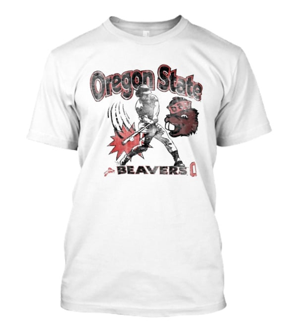 Oregon State Beavers OSU Baseball Player T-Shirt