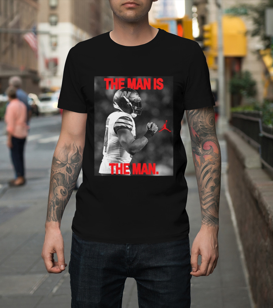 Bobby Wagner Washington Commanders The Man Is The Man Jordan Collaboration T-Shirt