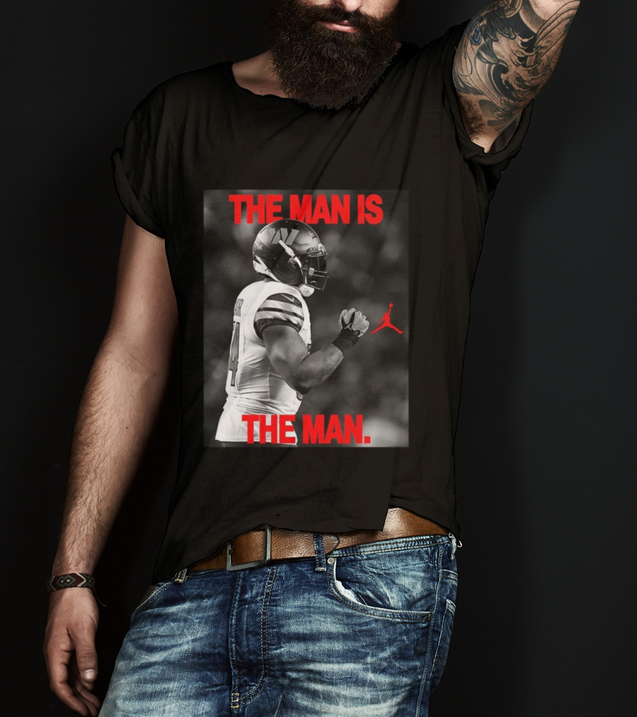 Bobby Wagner Washington Commanders The Man Is The Man Jordan Collaboration T-Shirt