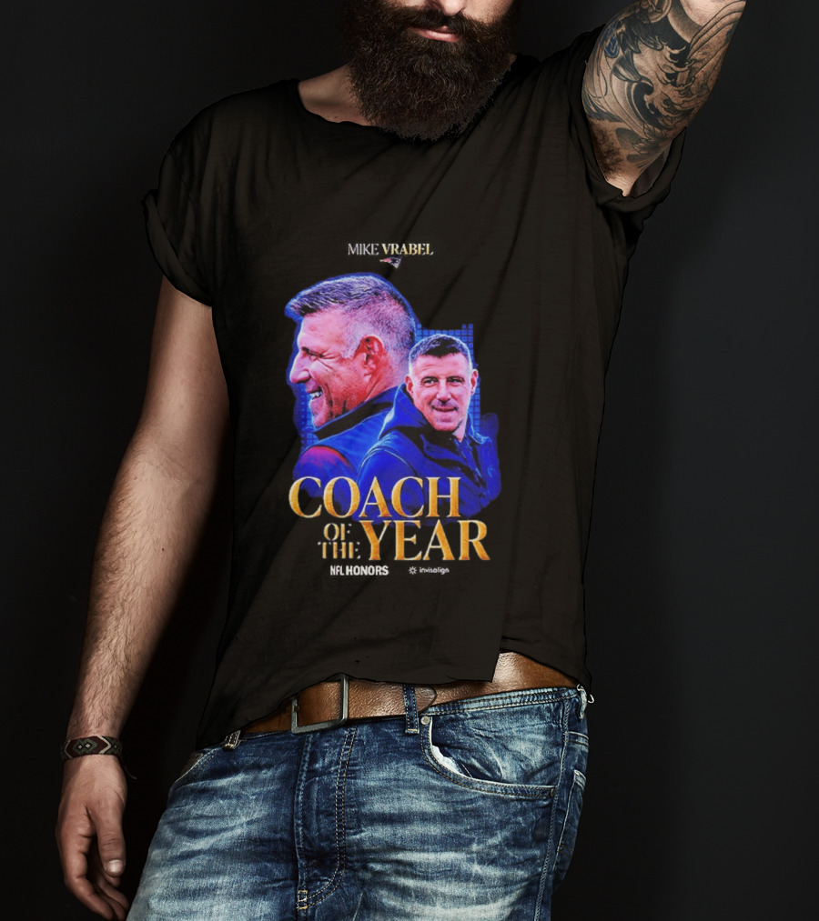 Congrats Mike Vrabel NFL Coach Of The Year 2026 T-Shirt