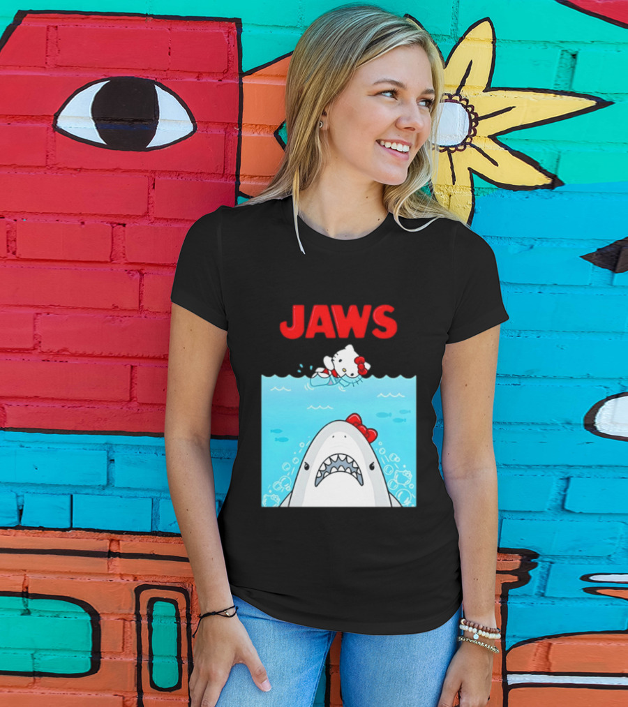 Hello Kitty Jaws Universal Studios Collaboration T-Shirt