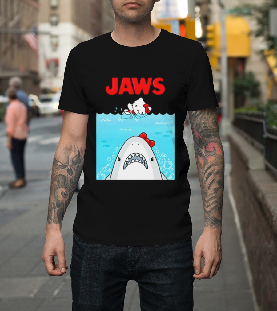Hello Kitty Jaws Universal Studios Collaboration T-Shirt