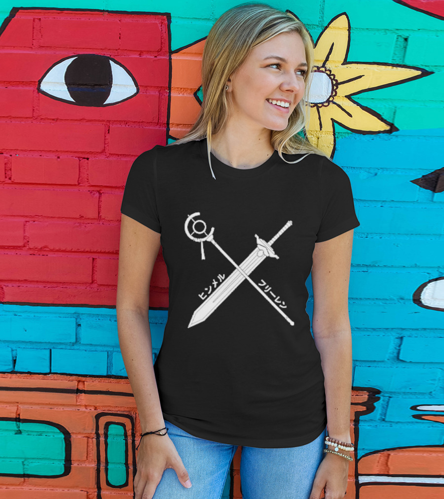 Himmel Frieren Sword Staff Japanese T-Shirt