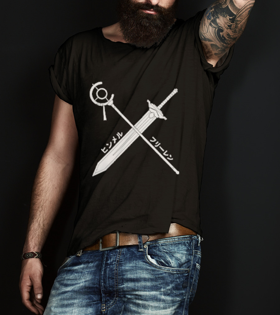 Himmel Frieren Sword Staff Japanese T-Shirt