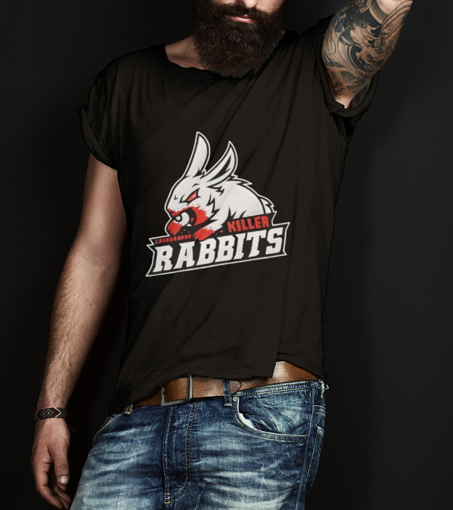 Caerbannog Killer Rabbits Bloody Bunny T-Shirt