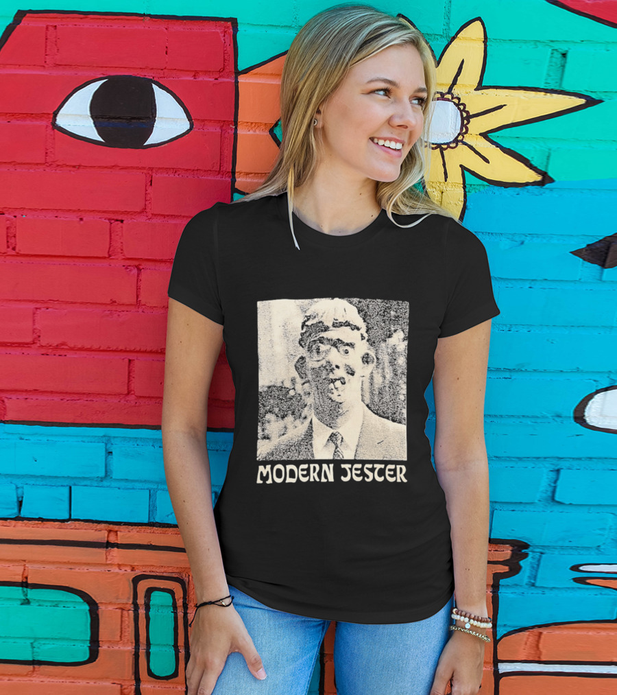 Modern Jester Aaron Dilloway Album Cover Art Distorted Face T-Shirt