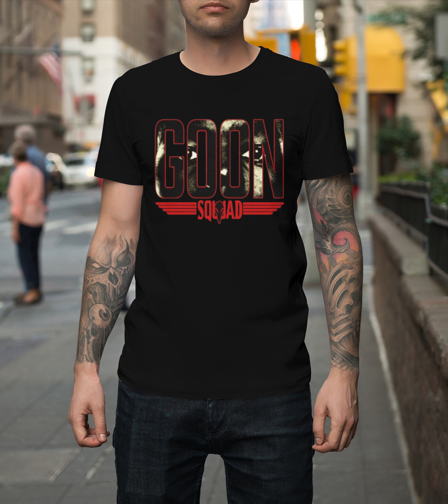 Goon Squad Shining Mountains Faces Elements Bobby And John T-Shirt