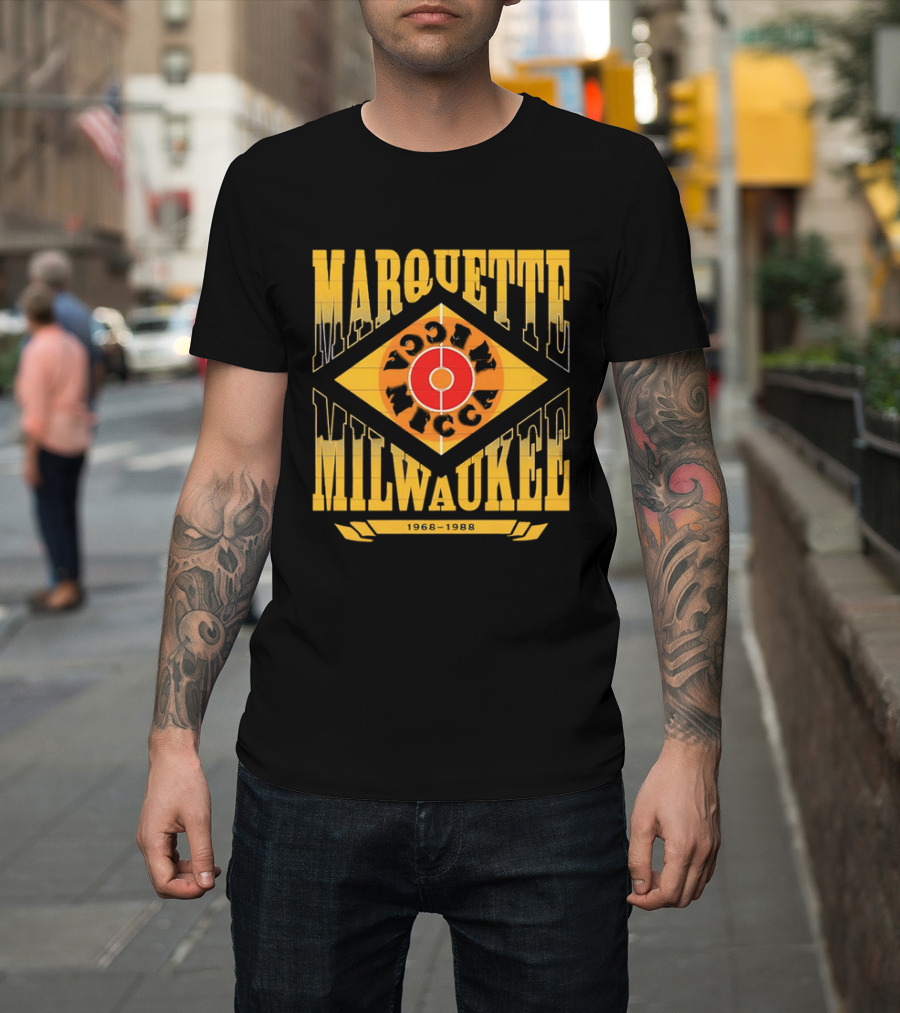 Marquette Golden Eagles Basketball MECCA Milwaukee T-Shirt