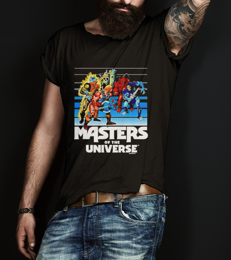 Masters Of The Universe He Man Skeletor And Characters Clash T-Shirt