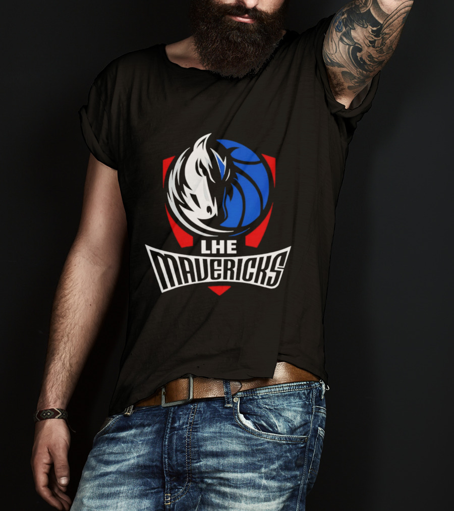LHE Mavericks Dallas Mavericks Basketball Team T-Shirt
