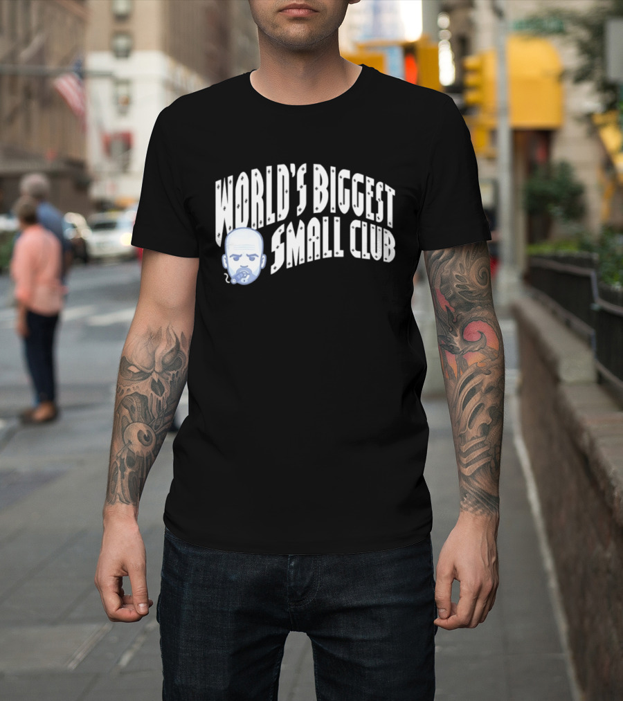World's Biggest Small Club Pep Guardiola Smoking Pipe T-Shirt