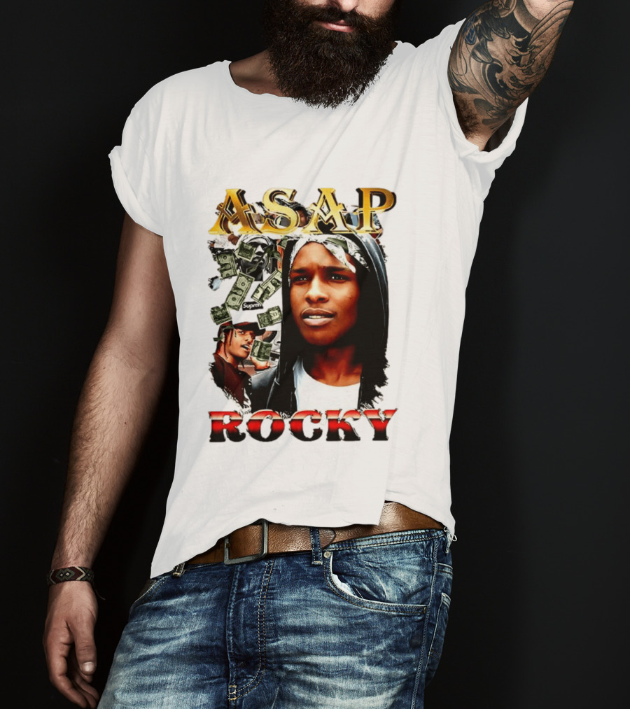 ASAP Rocky Supreme Dollar Money Music Lover T-Shirt