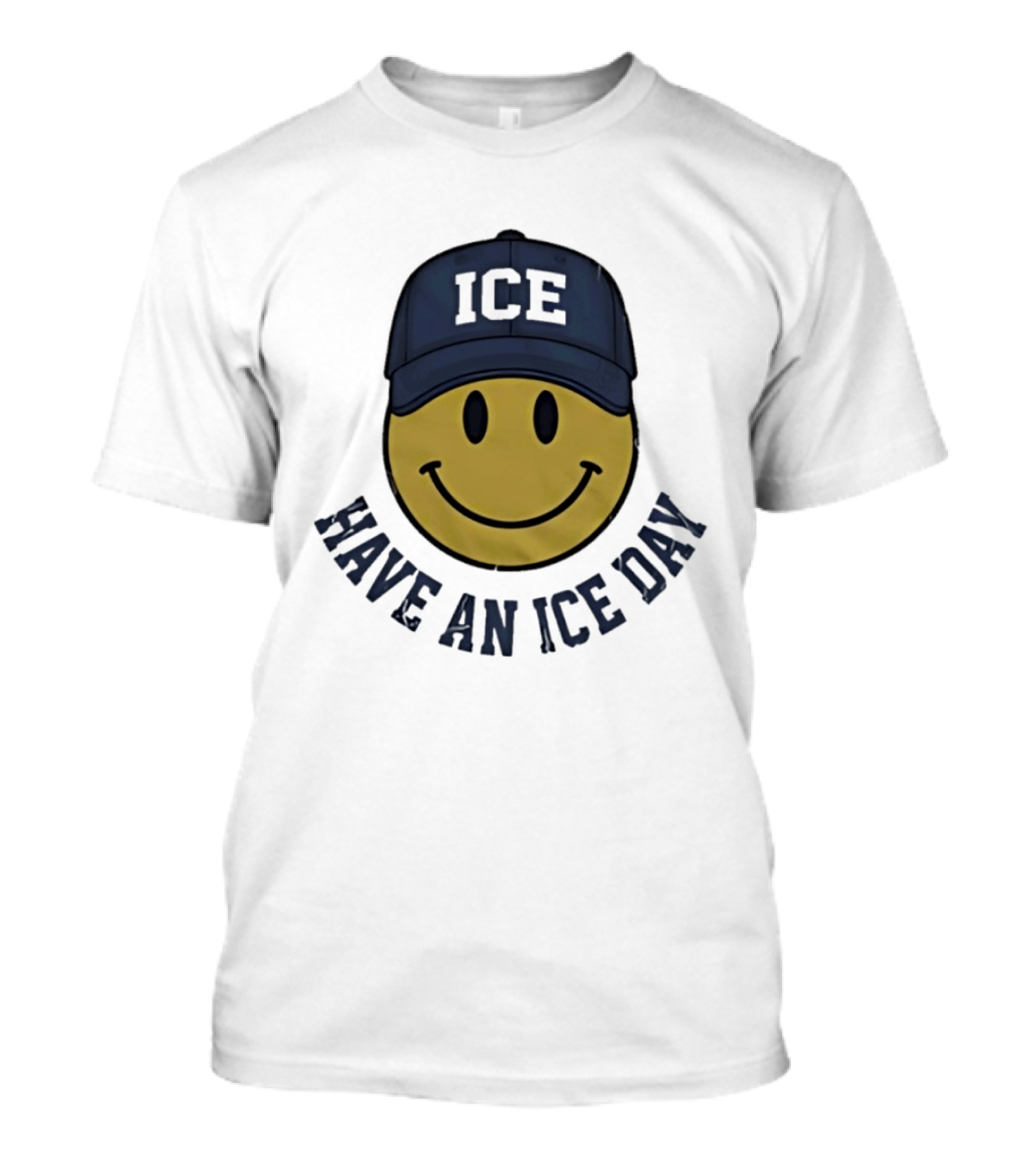 Have An Ice Day ICE Smiley Face Youth T-Shirt