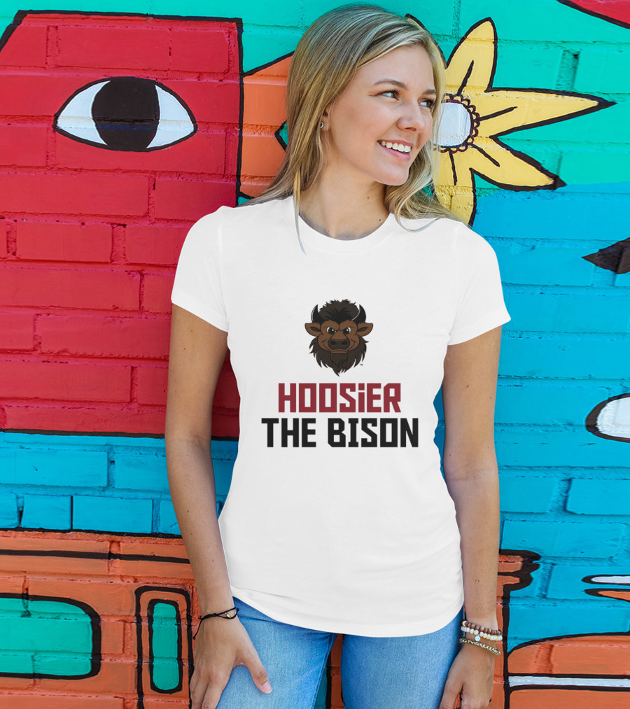Hoosier The Bison Indiana Squared Off T-Shirt