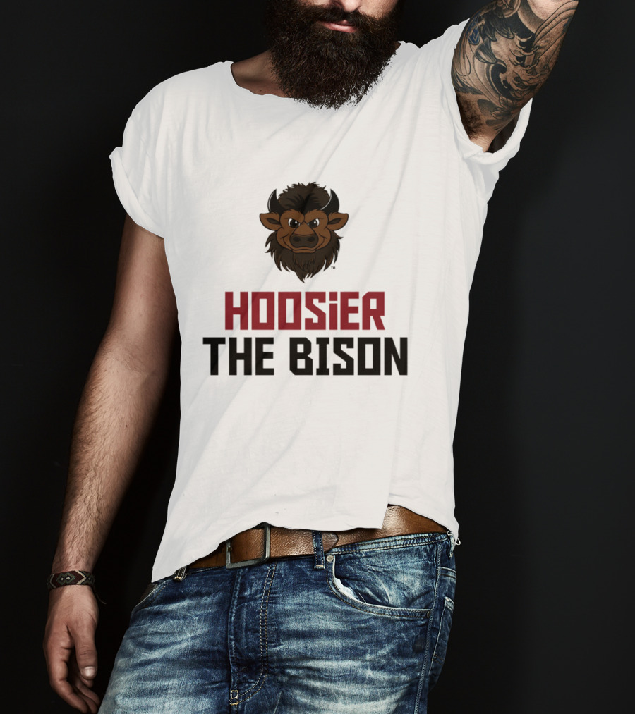 Hoosier The Bison Indiana Squared Off T-Shirt