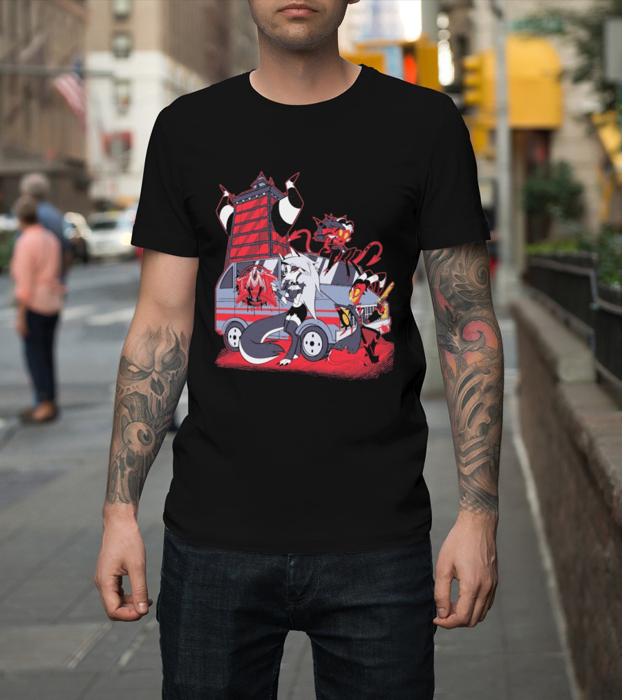 SpindleHorse IMP Van Characters Cartoon T-Shirt