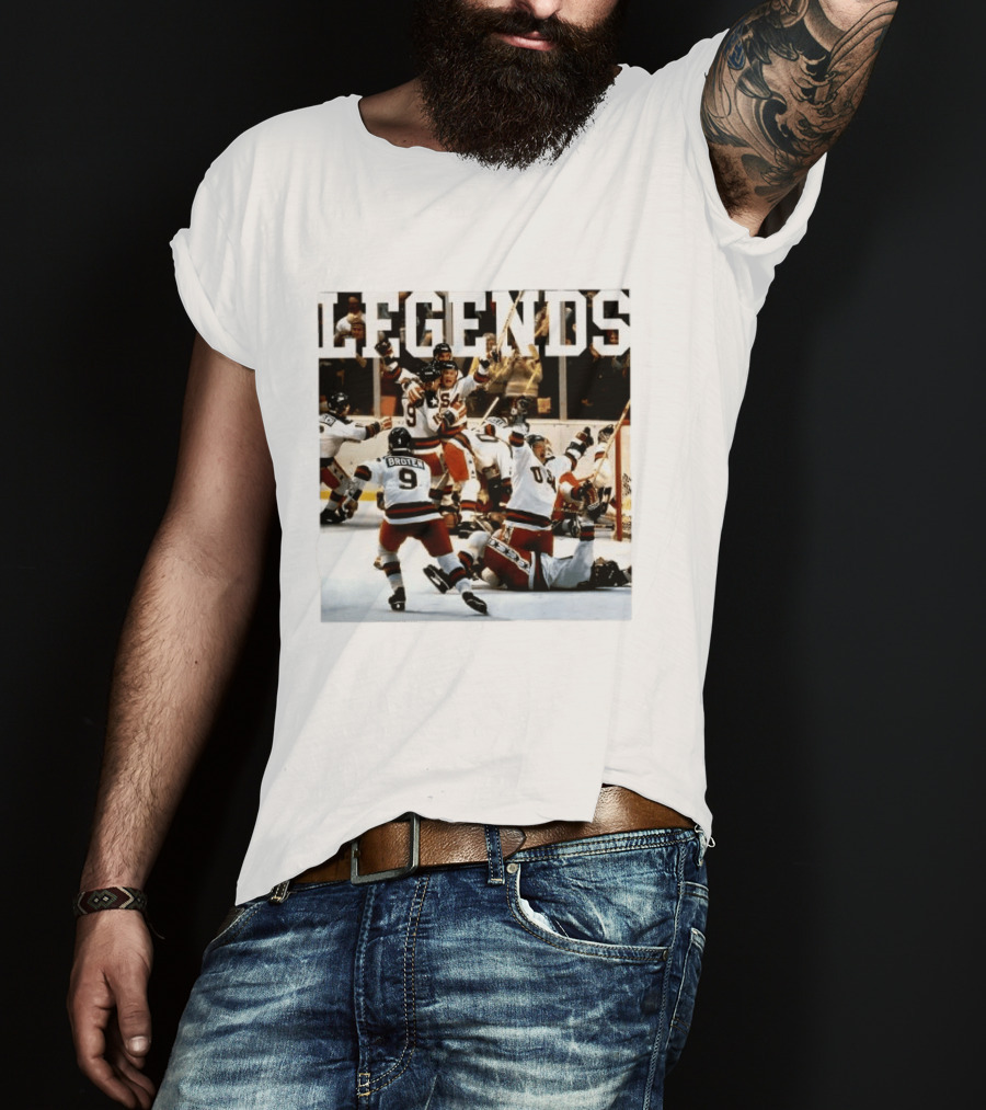 Miracle On Ice Legends Boys Of '80 Hockey Moment T-Shirt