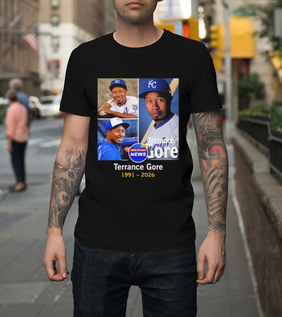 Terrance Gore Kansas City KC Breaking News 1991 2026 T-Shirt