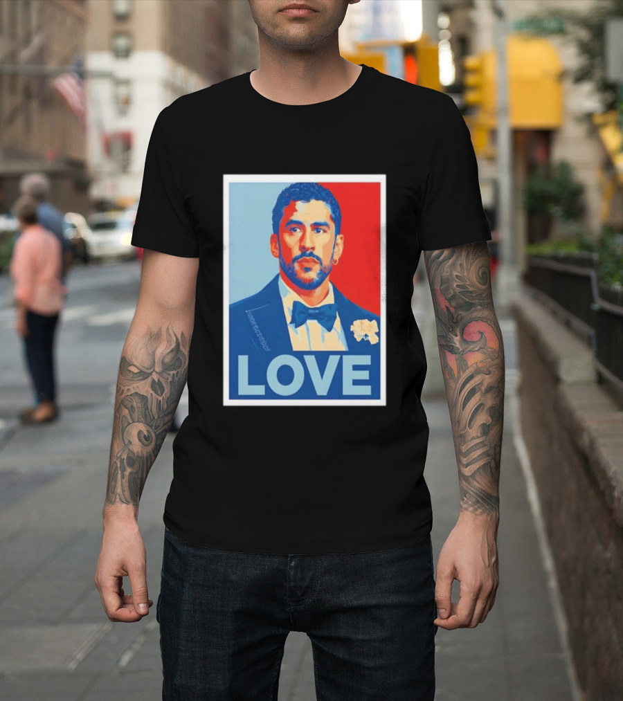 Bad Bunny LOVE Puerto Rico Super Benito T-Shirt