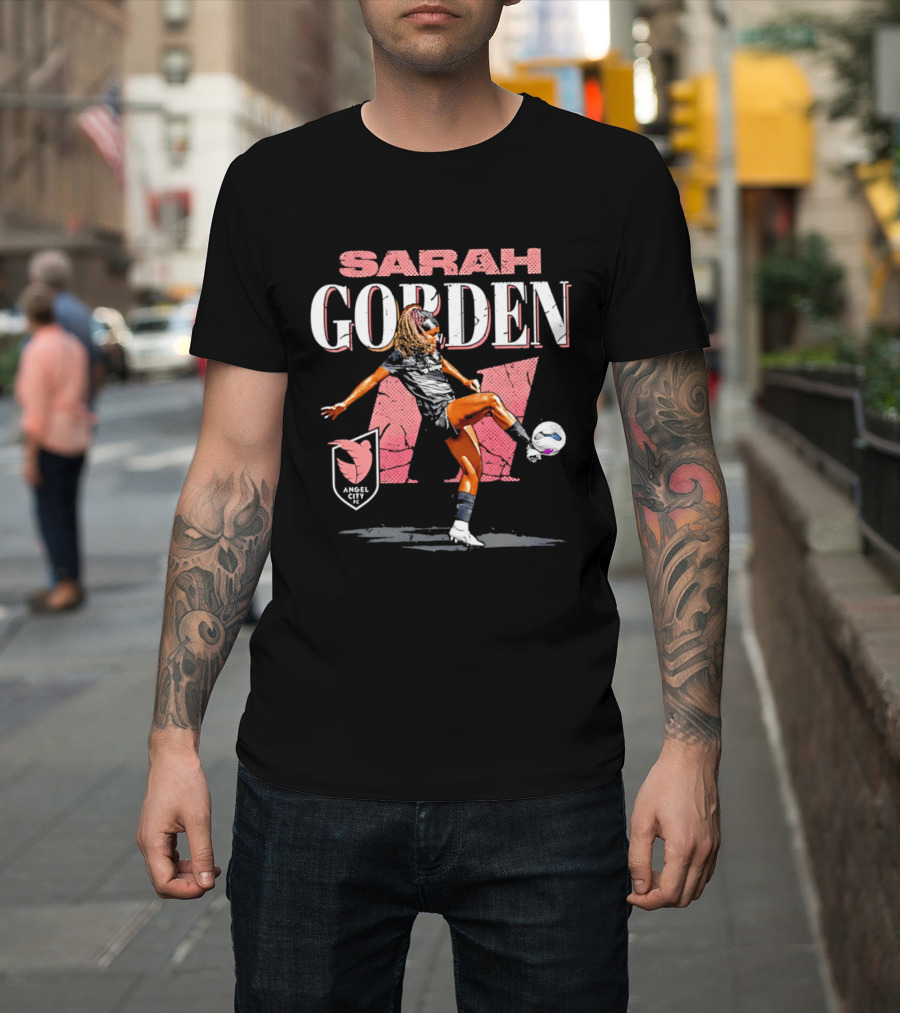 Sarah Gorden Soccer Player Angel City FC T-Shirt