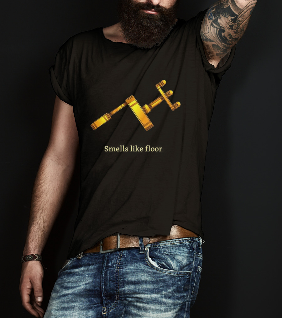 Smells Like Floor Golden Cross T-Shirt