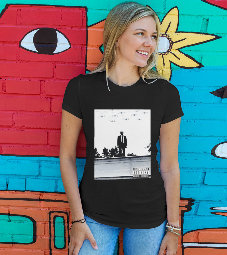 Trump Drone 2026 Department Of War Advisory Research And Development T-Shirt