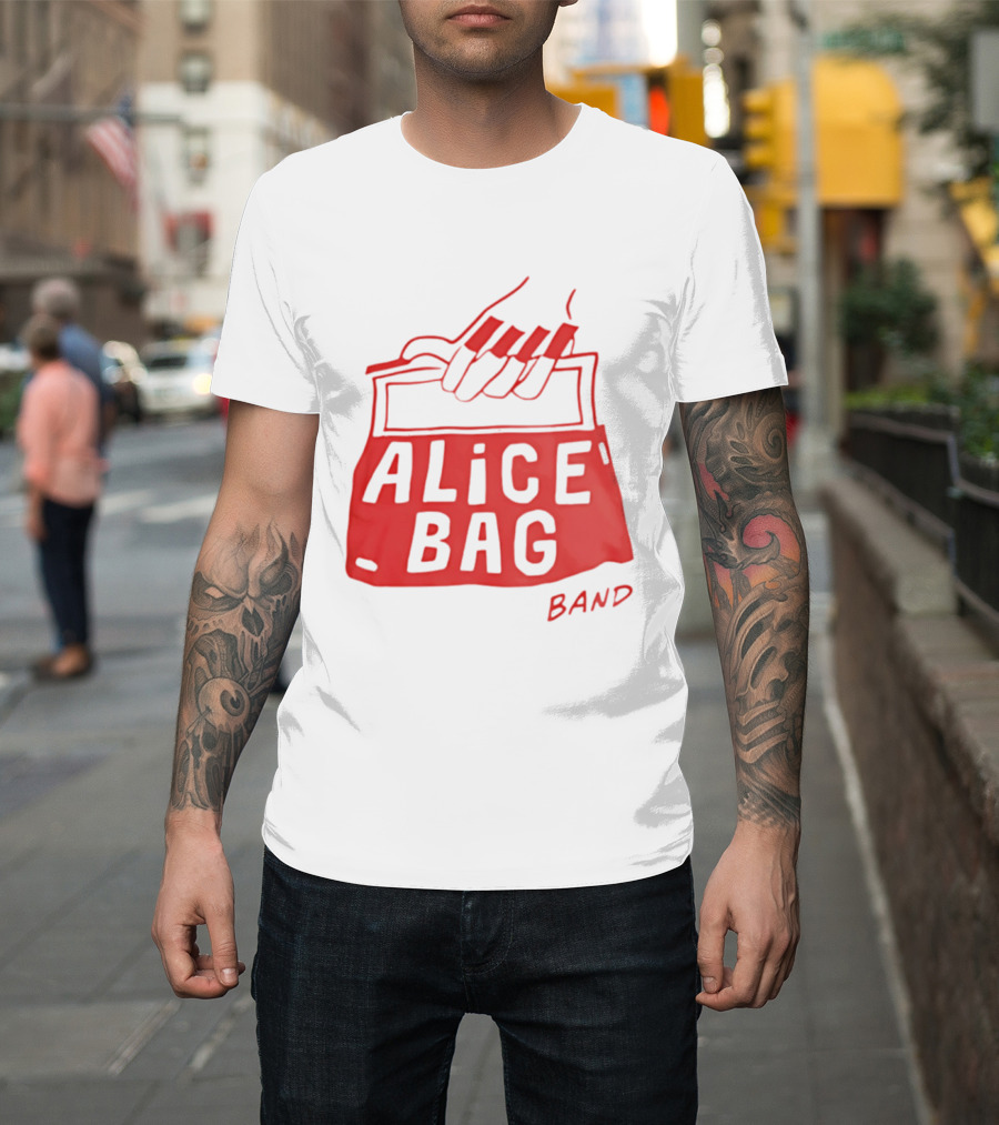 Alice Bag Band Iconic Red Hand Sardine Concept 2026 T-Shirt