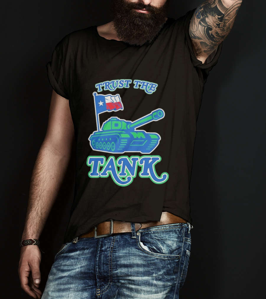 Trust The Tank Dallas Mavericks Texas Flag Tank T-Shirt