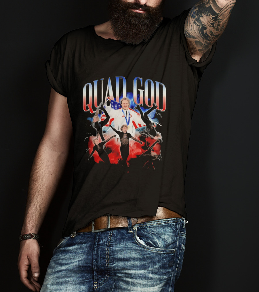 Quad God Miracle On Ice Olympic Champion T-Shirt