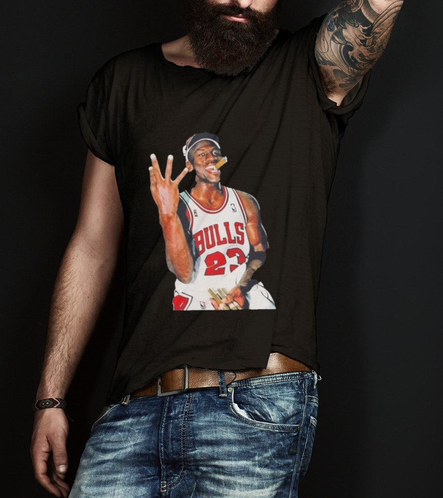 Giannis Antetokounmpo Mj Cigar Chicago Bulls 23 Basketball Legend T-Shirt