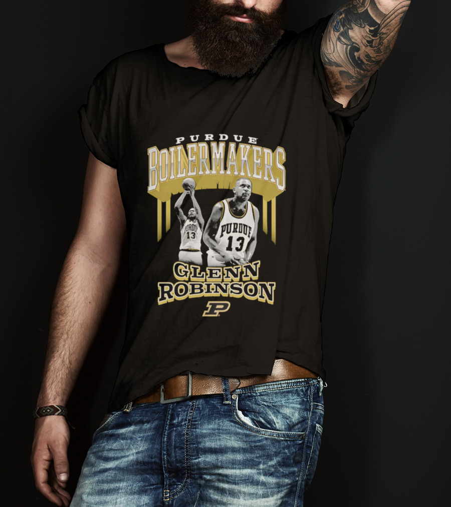 Glenn Robinson Purdue Boilermakers Basketball Legend T-Shirt