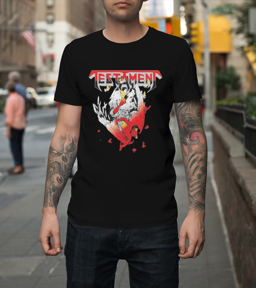 Testament Souls Of Black Collection Falling Fast Phoenix T-Shirt