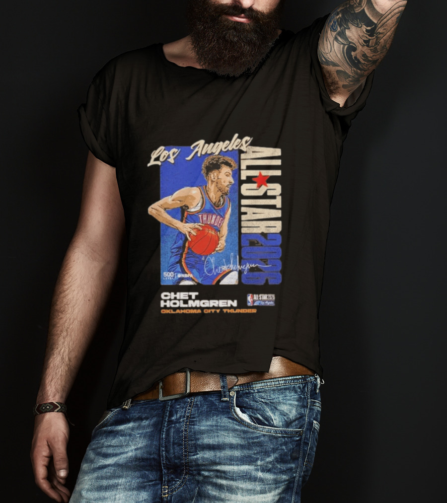 Los Angeles 2026 Chet Holmgren Oklahoma City Thunder NBA All Star T-Shirt